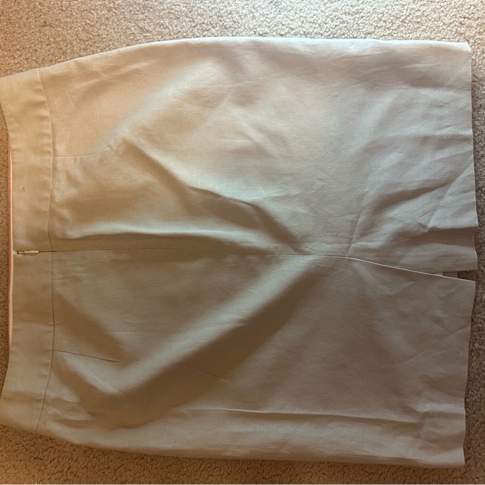 J Crew : Women Pencil Beige Skirt-Size 14 - Picture 2 of 3